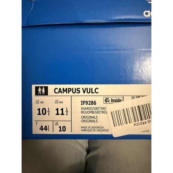 Men\'s Adidas Campus Vulc Size 10.5 main image 4